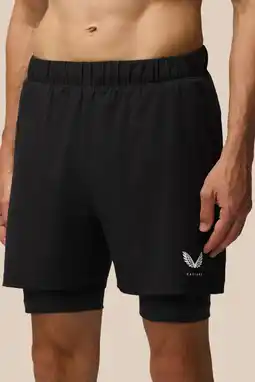 Wehkamp Castore sportshort Flow 2-in-1 zwart aanbieding