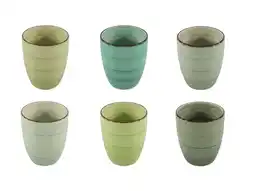 Wehkamp Cookinglife Bekers Delice Groen 350 ml - 6 stuks aanbieding