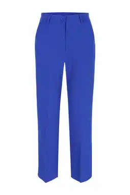 Wehkamp LOLALIZA straight regularwaist pantalon blauw aanbieding
