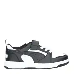 Wehkamp Puma Rebound V6 Low sneakers wit/zwart aanbieding