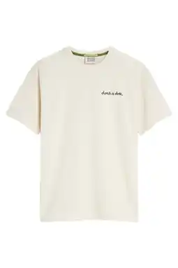 Wehkamp Scotch & Soda relaxed T-shirt ecru aanbieding