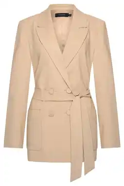 Wehkamp Claudia Sträter regular blazer beige aanbieding