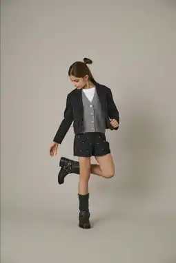 Wehkamp KIDS ONLY GIRL regular blazer zwart aanbieding