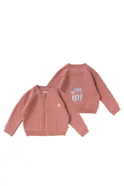 Wehkamp Your Wishes zomerjas met backprint roze aanbieding