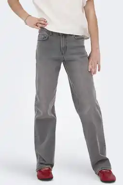 Wehkamp KIDS ONLY GIRL wide leg jeans KOGBLAIR light grey denim aanbieding