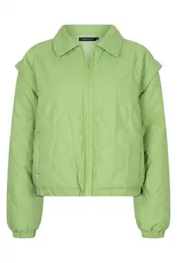 Wehkamp Ydence bomberjack quilted groen aanbieding