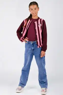 Wehkamp B.Nosy longsleeve donkerrood aanbieding