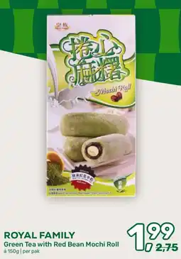 Amazing Oriëntal Royal family Green Tea with Red Bean Mochi Roll aanbieding