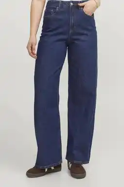 Wehkamp JJXX high waist wide leg jeans dark blue denim aanbieding