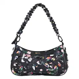 Wehkamp Desigual schoudertas met print zwart aanbieding