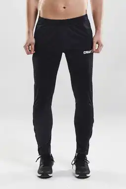 Wehkamp Craft Senior trainingsbroek Progress zwart/wit aanbieding