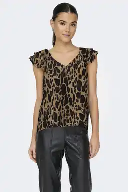 Wehkamp ONLY top bruin aanbieding