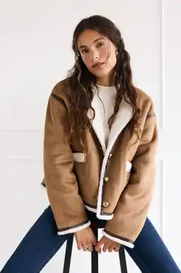 Wehkamp LOLALIZA suede jasje beige aanbieding