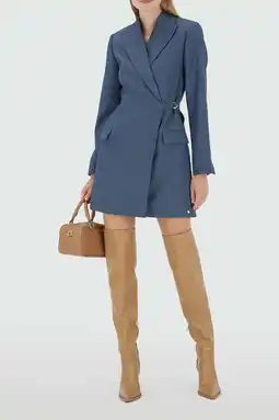 Wehkamp JOSH V blazerjurk blauw aanbieding