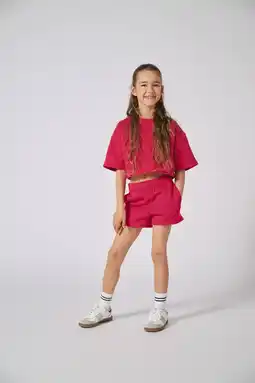 Wehkamp KIDS ONLY GIRL sweatshort roze aanbieding