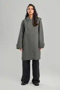 Wehkamp America Today regenjas grijs aanbieding