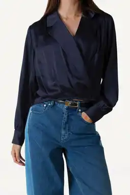 Wehkamp Another-Label blousetop donkerblauw aanbieding