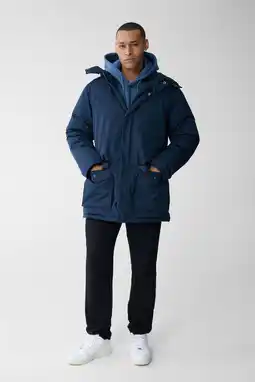 Wehkamp Shoeby winterjas blauw aanbieding