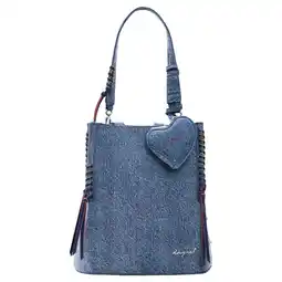 Wehkamp Desigual denim rugzak blauw aanbieding