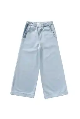 Wehkamp Your Wishes wide leg jeans light blue denim aanbieding