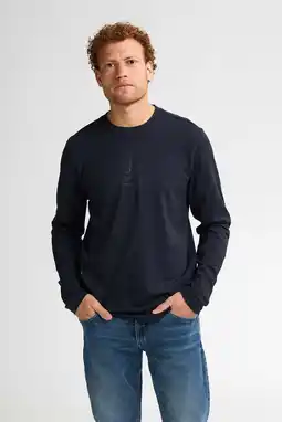 Wehkamp Petrol Industries longsleeve donkerblauw aanbieding