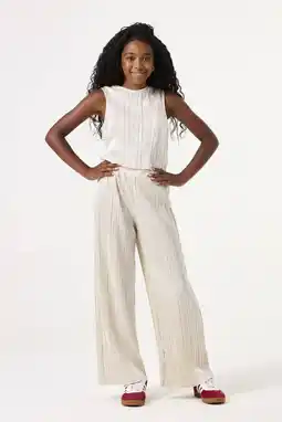 Wehkamp Garcia wide leg palazzo broek goud aanbieding