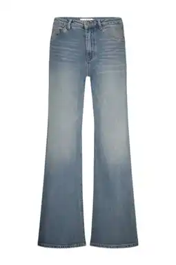 Wehkamp Circle of Trust highwaist wide leg jeans light blue denim aanbieding