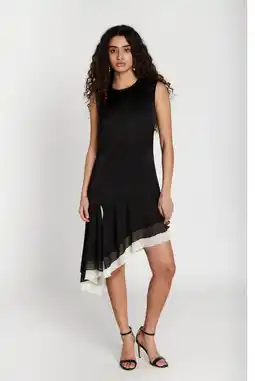 Wehkamp Bruuns Bazaar mini jurk zwart aanbieding