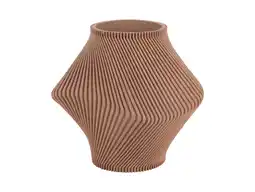 Wehkamp Present Time vaas Twisted Rib zachtbruin aanbieding