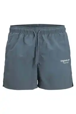 Wehkamp JACK & JONES PLUS SIZE zwemshort JPSTNAXOS donkergrijs aanbieding