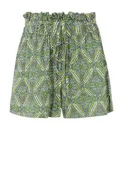 Wehkamp Protest regular waist casual short groen aanbieding