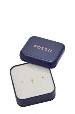 Wehkamp Fossil giftset oorbellen JA7278SET goudkleurig aanbieding