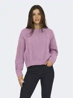 Wehkamp ONLY gebreide trui roze aanbieding