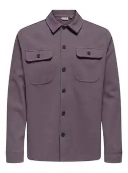 Wehkamp ONLY & SONS overshirt grijs aanbieding