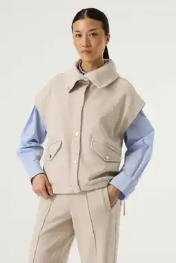 Wehkamp Garcia gilet ecru aanbieding