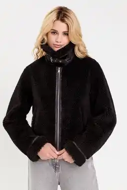Wehkamp Cache Cache faux fur jas zwart aanbieding
