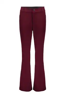 Wehkamp Geisha flared highwaist flared broek donkerrood aanbieding