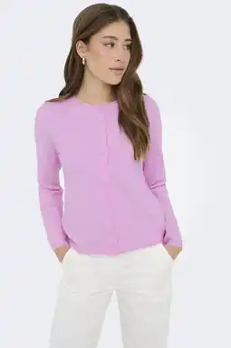 Wehkamp ONLY vest lila gebreid aanbieding