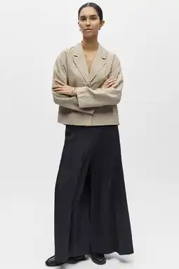 Wehkamp OBJECT regular blazer taupe aanbieding