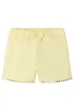 Wehkamp NAME IT BABY regularwaist casual short lichtgeel aanbieding