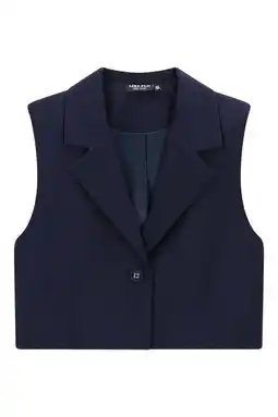 Wehkamp Like Flo gilet donkerblauw aanbieding