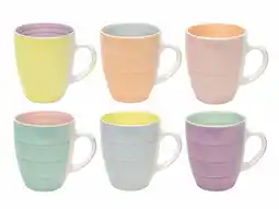Wehkamp Cookinglife Mokken Pastel Harmony 340 ml - 6 Stuks aanbieding