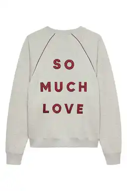 Wehkamp Catwalk Junkie sweater met backprint grijs aanbieding