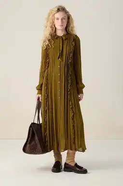 Wehkamp Sissy-Boy maxi jurk donkergroen aanbieding