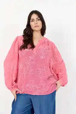 Wehkamp Wasabiconcept gebloemde top roze aanbieding