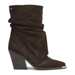 Wehkamp BRONX New-Kole suède cowboylaarzen met flap bruin aanbieding