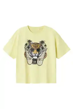 Wehkamp NAME IT KIDS T-shirt geel aanbieding