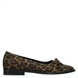 Wehkamp Manfield suède loafers beige/zwart aanbieding