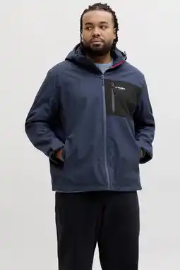 Wehkamp JACK & JONES PLUS SIZE softshell jas Plus Size donkerblauw aanbieding