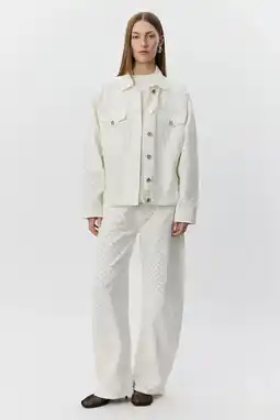 Wehkamp Sofie Schnoor denim spijkerjas ecru aanbieding